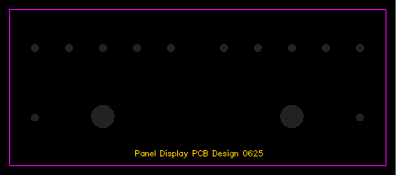 PCB - affichage gestionnaire de chauffage 2 zones