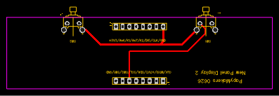 PCB - affichage gestionnaire de chauffage 2 zones